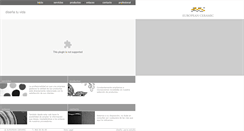 Desktop Screenshot of europeanceramic.com